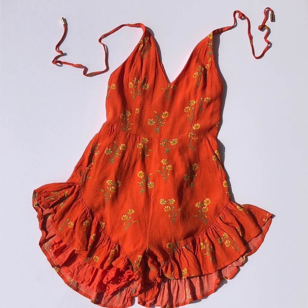 MINKPINK Halter Romper-NEVER BEEN WORN